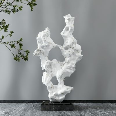 中式太湖石雕塑摆件