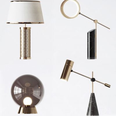 现代台灯组合