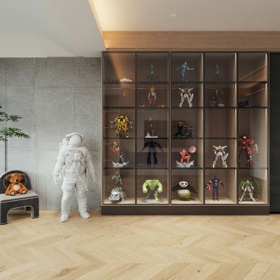 乐高手办展示柜玩具柜钢铁侠