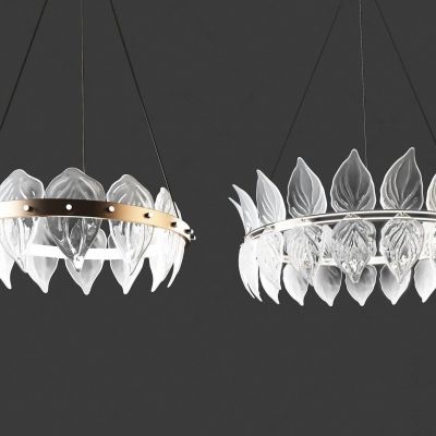 现代花瓣轻奢吊灯佛教吊灯