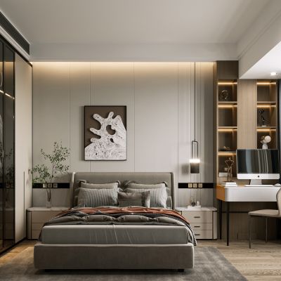 现代简约卧室