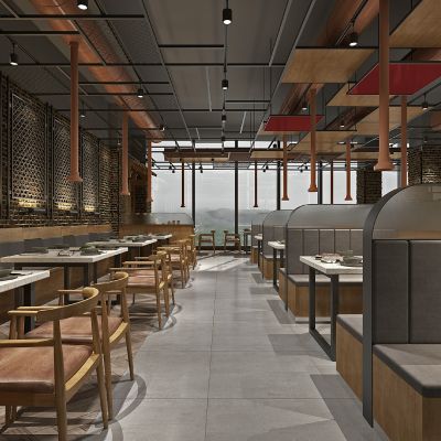 工业风混搭烤肉店