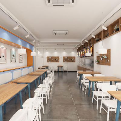 现代清新风餐厅