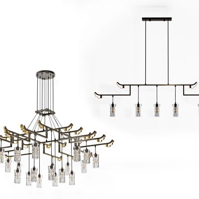 新中式徽派吊灯