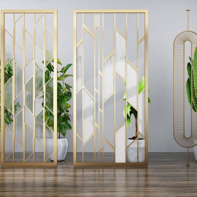 现代隔断圆形隔断