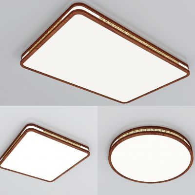 新中式吸顶灯3D模型