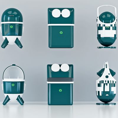 现代创意垃圾桶