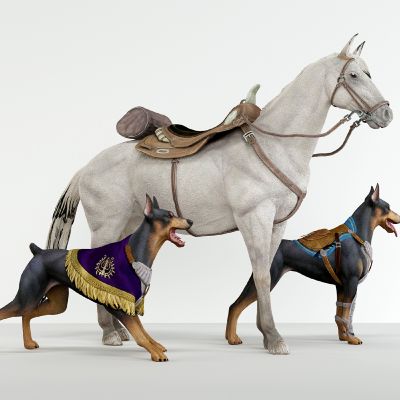 现代骏马猎犬动物