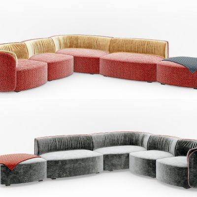 意大利现代转角沙发
