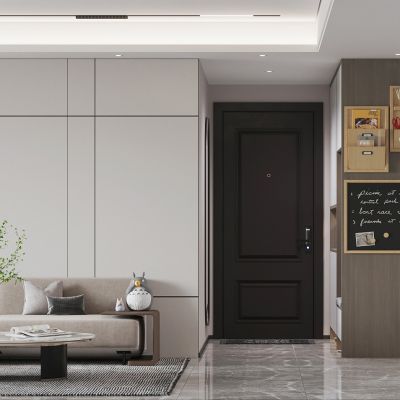 现代客餐厅厨房