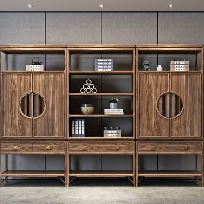 新中式书柜
