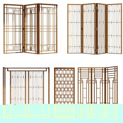 新中式屏风隔断花格