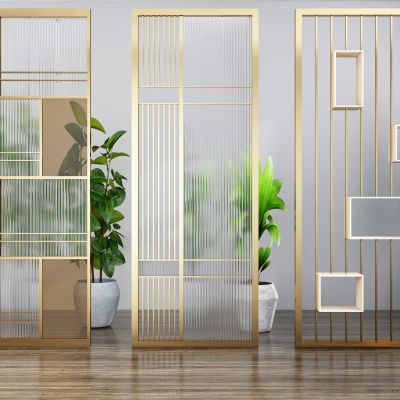 现代金属玻璃隔断