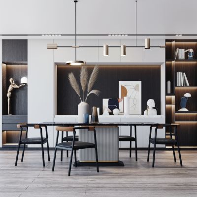 现代极简餐厅