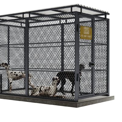 现代动物笼子狗铁笼子