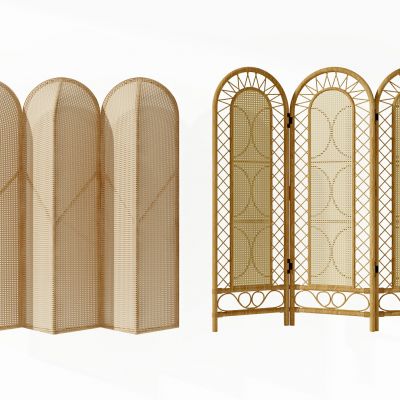 现代东南亚隔断屏风