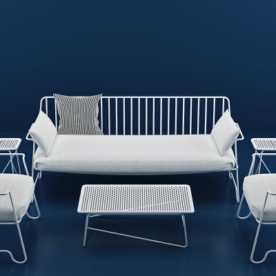 现代简易户外沙发组合