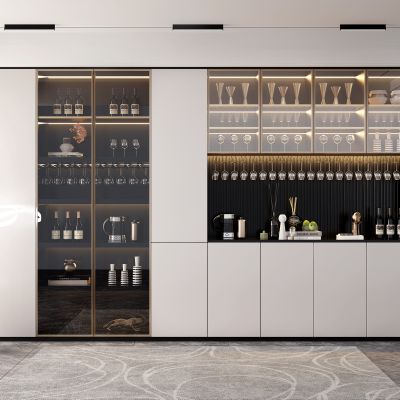现代轻奢酒柜