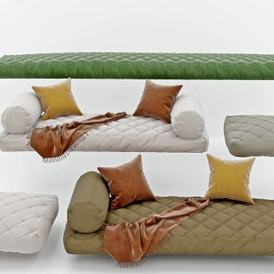 现代坐垫沙发抱枕组合