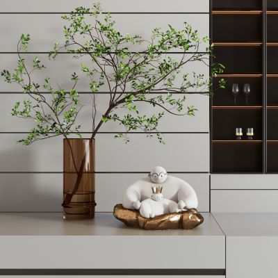 现代水生植物盆栽