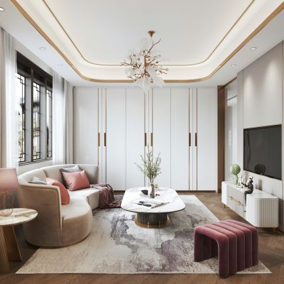 现代轻奢客厅