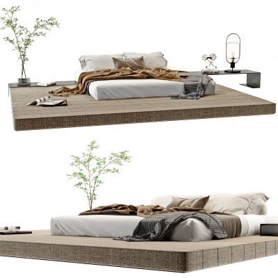 现代榻榻米双人床