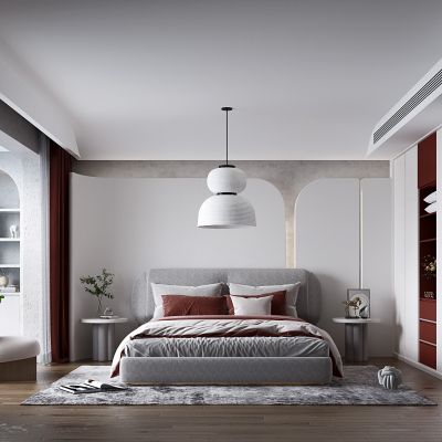 现代简约卧室