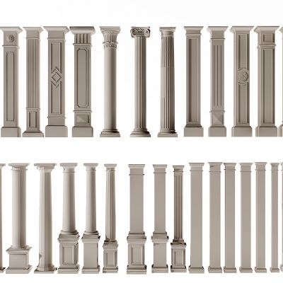 欧式方形圆形罗马柱