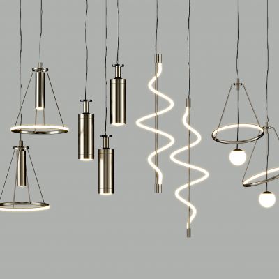 现代金属轻奢吊灯