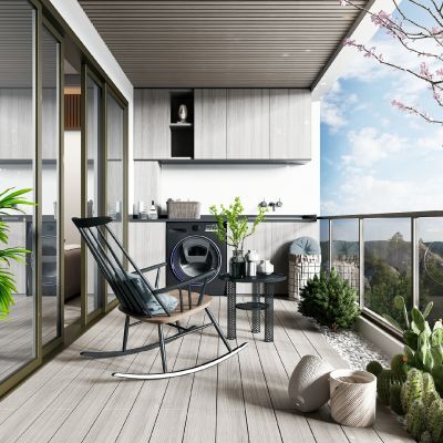 现代阳台