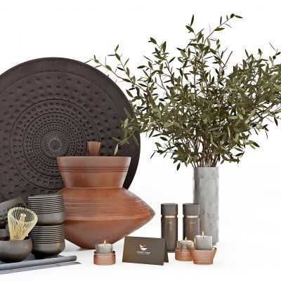 现代艺术品摆件花瓶组合