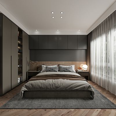 现代卧室