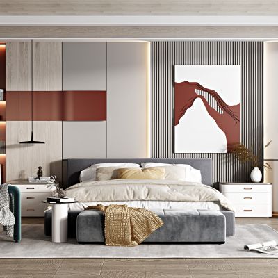 现代卧室主人房