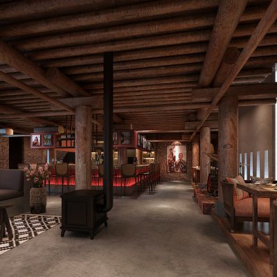 藏式风格酒店餐厅