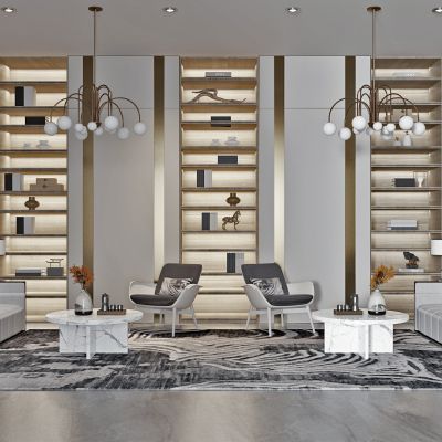 现代售楼处洽谈区