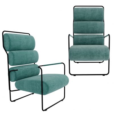 意大利现代扶手椅单人休闲座椅