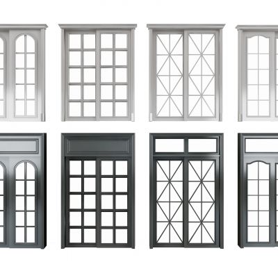 简欧欧式美式推拉门隔断门