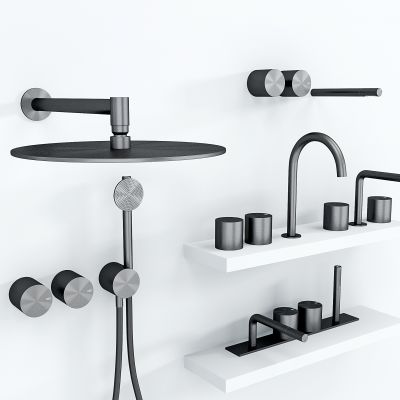 现代淋浴花洒水龙头组合