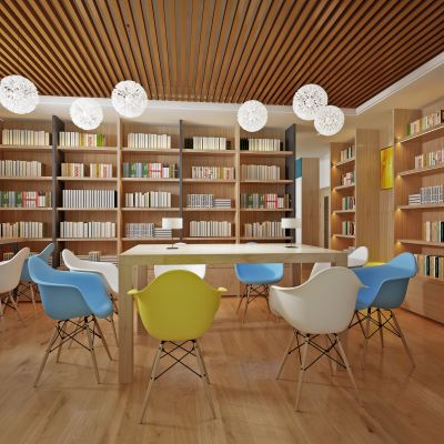 北欧阅览室娱乐室