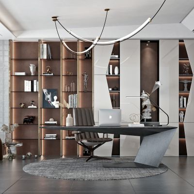 现代轻奢书房