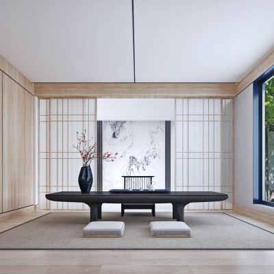现代日式茶室