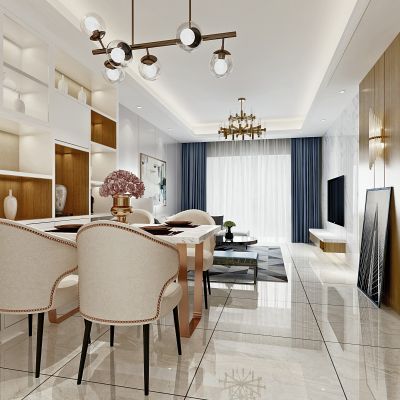 现代风格客餐厅