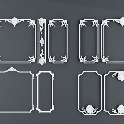 欧式法式雕花线条石膏线