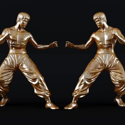 现代雕塑雕像李小龙雕塑