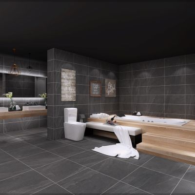 极简工业风卫生间