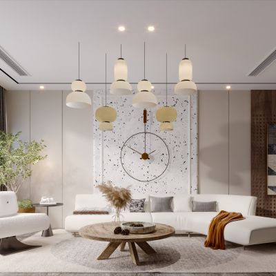 北欧现代简约轻奢客厅