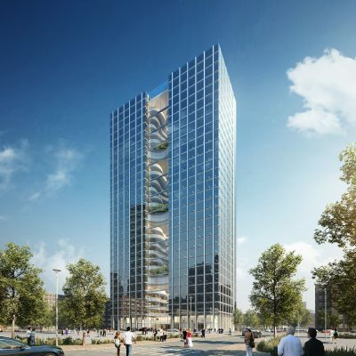 现代高层办公楼建筑外观