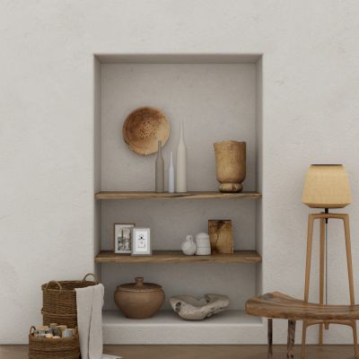 现代民宿饰品摆件落地灯收纳筐编织篓