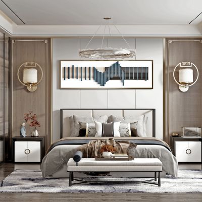 新中式轻奢卧室