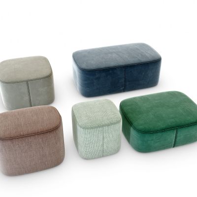 现代沙发凳方凳组合